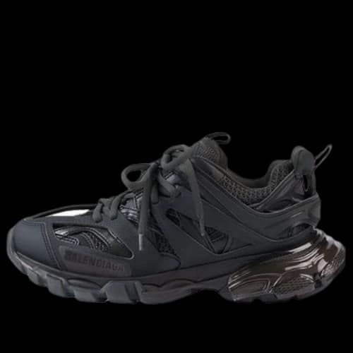 Balenciaga Track Clear Sole Low-Top Sports Shoes Black