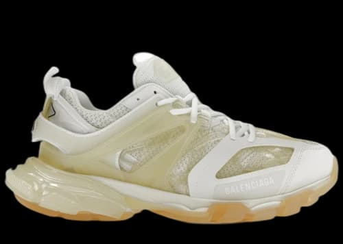 Balenciaga Track Clear Sole White