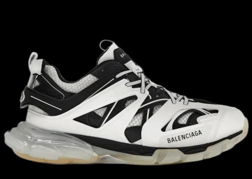 Balenciaga Track Clear Sole White Black