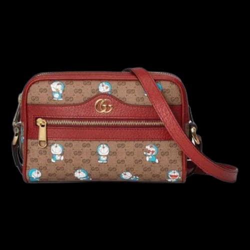 Gucci x Doraemon Mini Bag 'Ebony Beige'