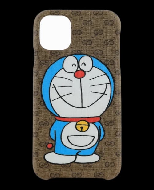 Gucci Doraemon iPhone 11 Phone Case Beige