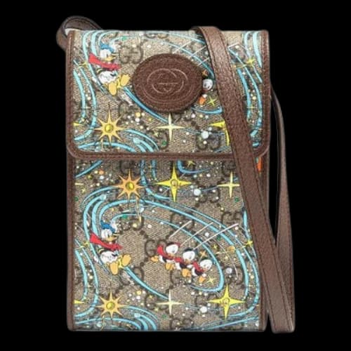 Gucci Ophidia Series Satchel Single Shoulder Bag mini Black
