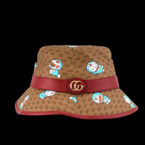Gucci x Doraemon Bucket Hat 'Cherry Monogram'