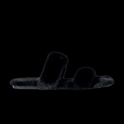 Saint Laurent Bleach Slides 'Mink Black'