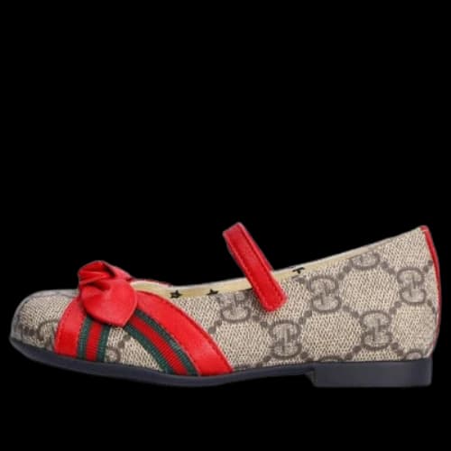 (TD) Gucci GG Ballet Flats 'Beige Ebony'