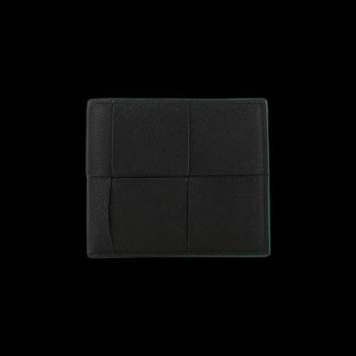 Bottega Veneta Cassette Bifold 'Black/Parakeet'
