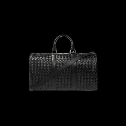 Bottega Veneta Classic Intrecciato Duffle Bag 'Black'