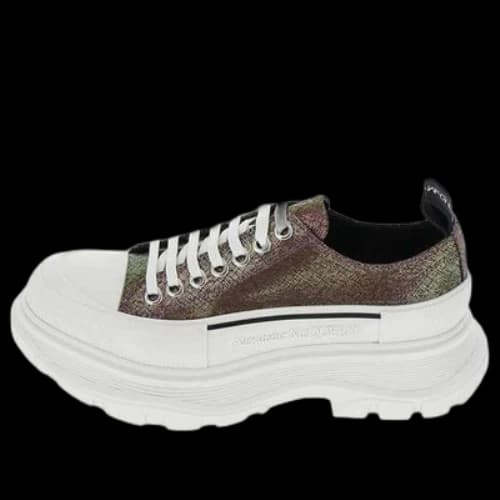 Alexander McQueen Tread Slick Lace-up Shoes 'Dark Brown Multi' (Women's)