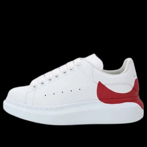 Alexander McQueen Oversized Sneaker 'White Red Heel' (Women's)