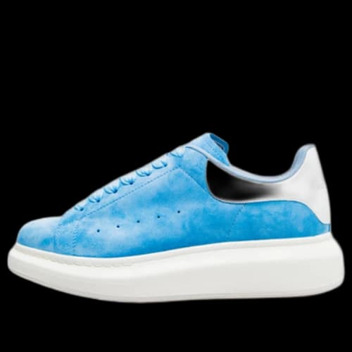 Alexander McQueen Suede Oversized Sneaker 'Blue' (Women's)