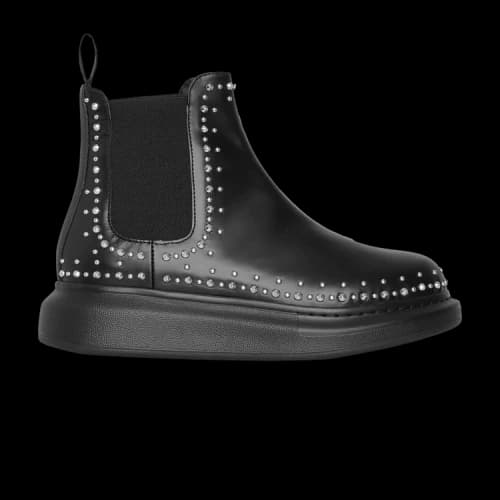 Alexander McQueen Hybrid Chelsea Boot 'Black Studded'