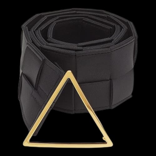 Bottega Veneta Belt 'Black/Gold'