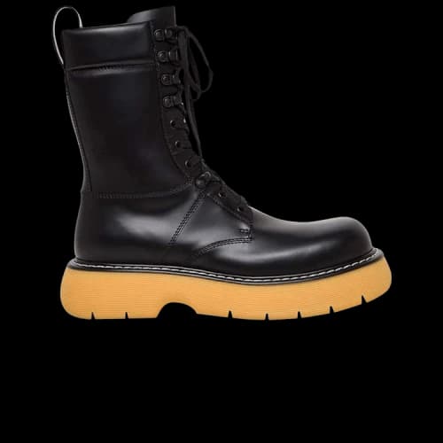 Bottega Veneta Swell Boot 'Black Natural Rubber'