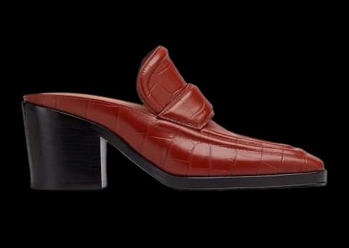 Bottega Veneta Leather Heeled Mules Fandente (Women's)
