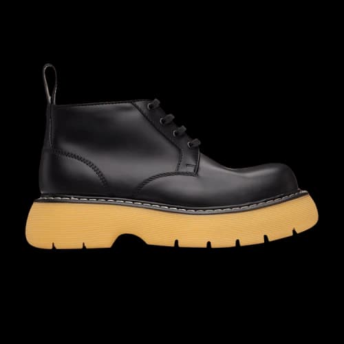 Bottega Veneta Swell Ankle Boot 'Black Natural' (Women's)