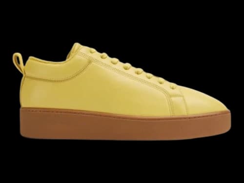 Bottega Veneta Low Top Skateboard Yellow