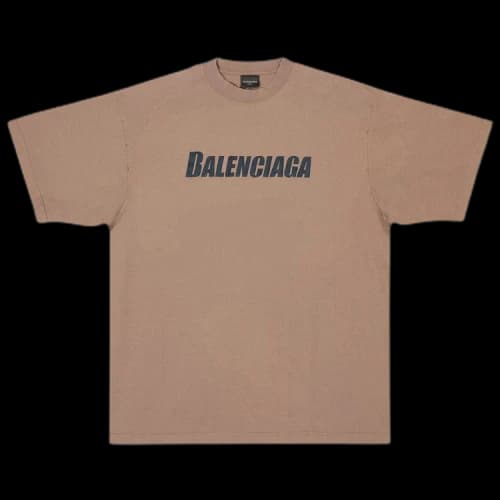 Balenciaga Boxy T-Shirt 'Brown'