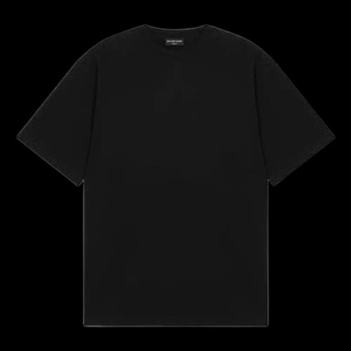 Balenciaga Solid Color T-Shirt 'Black'