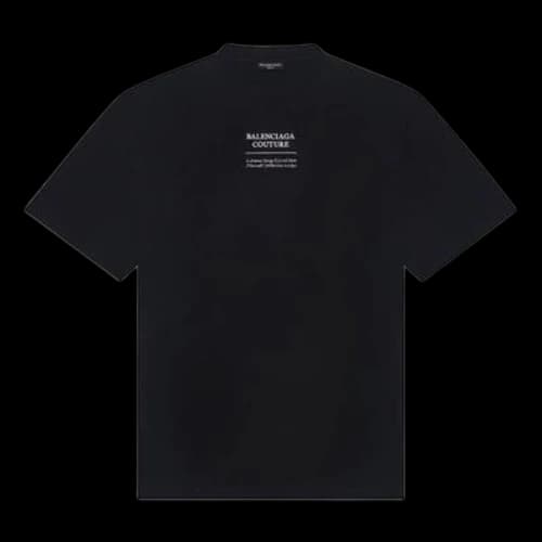Balenciaga FW21 Knit Loose Short Sleeve Black