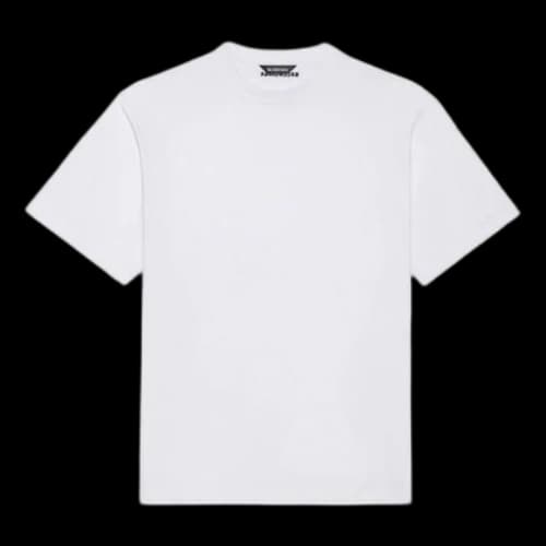 Balenciaga Smiling Face Short Sleeve White