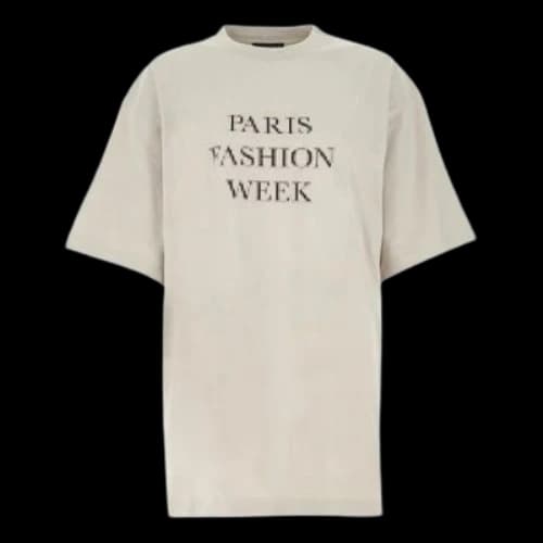 Balenciaga SS21 Logo Letter Pattern Male Grey