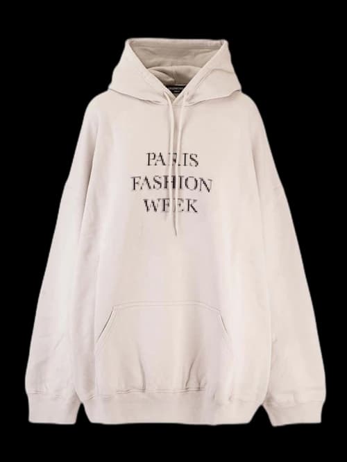 Balenciaga Paris Fashion Week Hoodie Grey