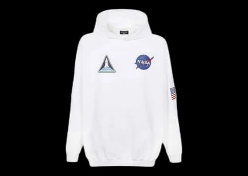 Balenciaga x NASA Hoodie White