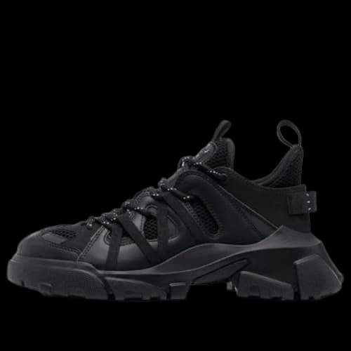 McQ Alexander McQueen Descender Lace-Up Sneakers 'Core Black'