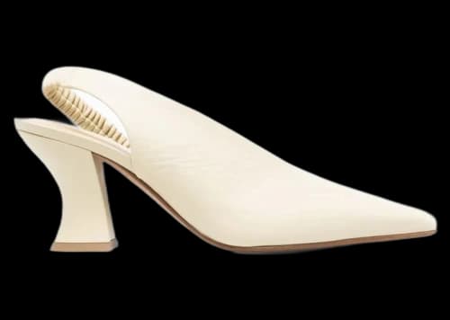 Bottega Veneta Leather Pumps Cream (Women's)