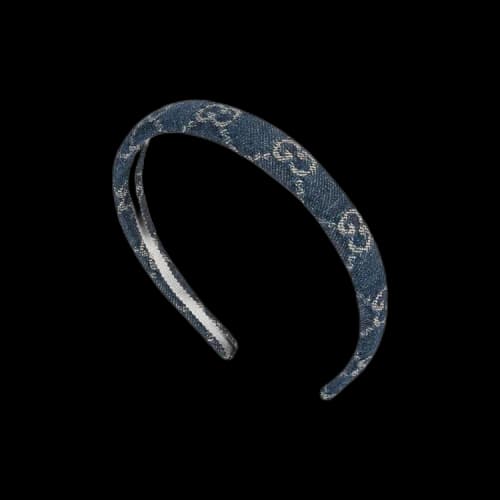 Gucci Eco Washed Denim Hair Band 'Blue'