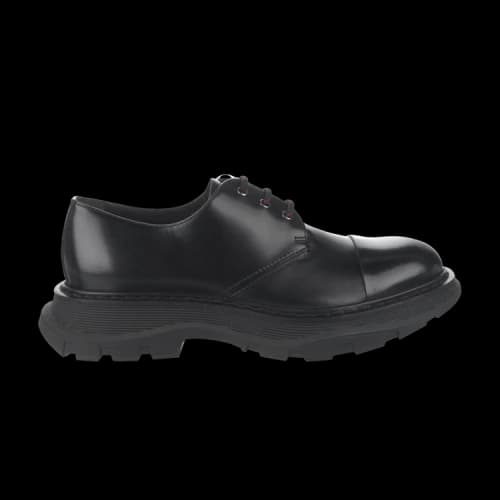 Alexander McQueen Leather Derby 'Black'