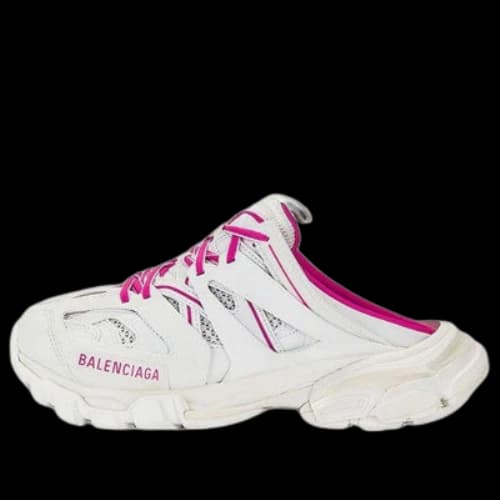 Balenciaga Track Mules 'White Pink' (Women's)