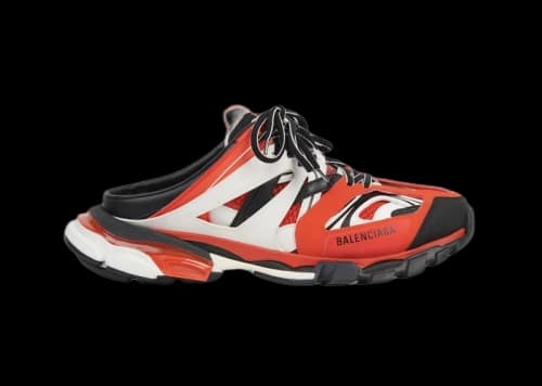 Balenciaga Track Mule Red White