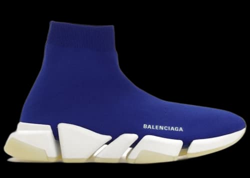 Balenciaga Speed 2.0 Recycled Knit Blue Glow