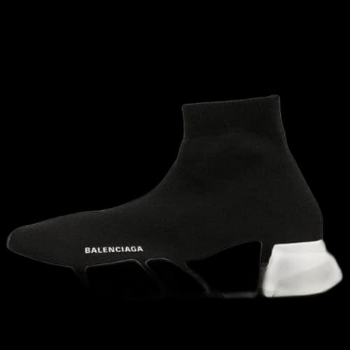 Balenciaga Speed 2.0 Trainers 'Rib-Knit Black'