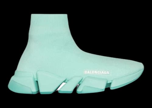 Balenciaga Speed 2.0 Recycled Transparent Sole Green