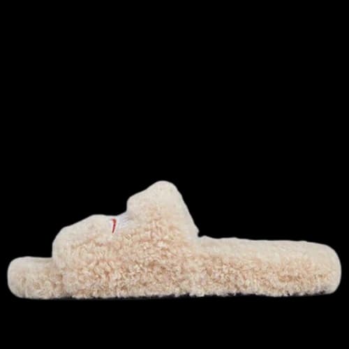 Balenciaga Furry Slides 'Beige' (Women's)