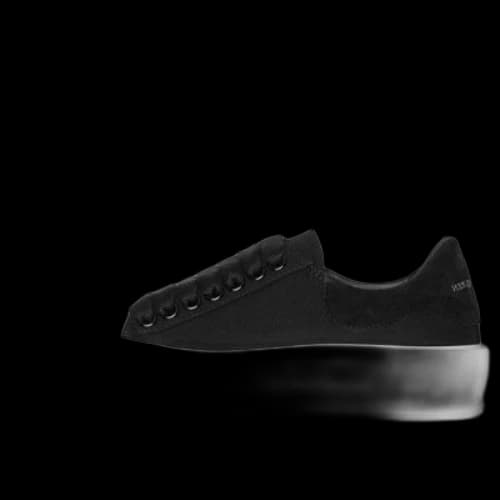 Alexander McQueen Deck Lace Up Plimsoll 'Black White Sole' (Women's)
