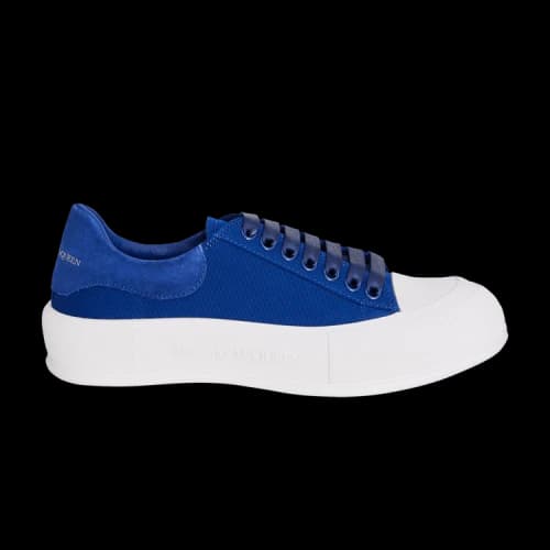 Alexander McQueen Deck Plimsoll Low 'Navy'