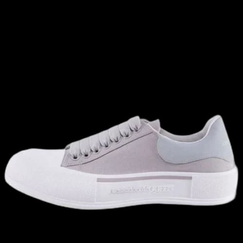 Alexander McQueen Deck Skate Plimsoll Lace Up 'Lilac Grey'