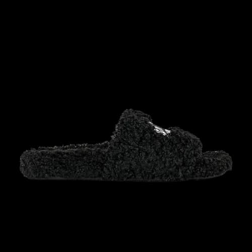 Balenciaga Furry Slides 'Black - New York'