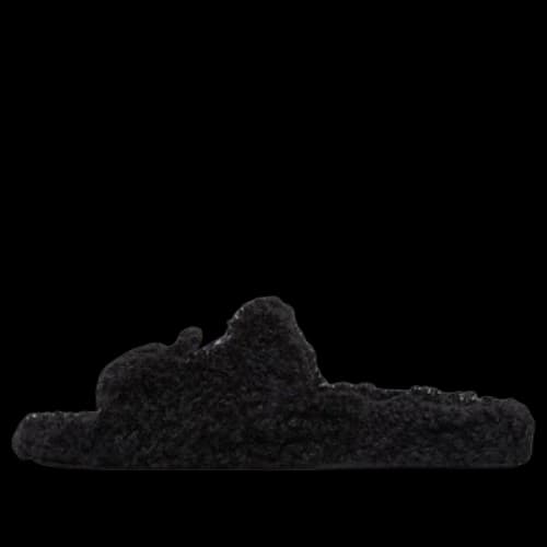 Balenciaga Furry Slides 'Cities Paris Black'
