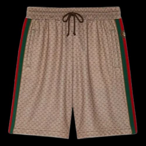 Gucci FW21 Webbing Knit Brown Shorts