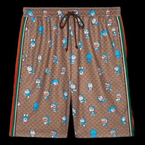 Gucci x Doraemon GG Shorts 'Beige'