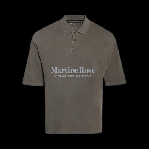 Martine Rose Padded Polo 'Khaki'