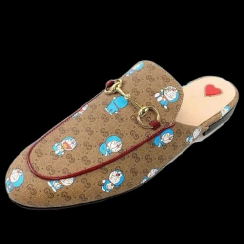 Gucci x Doraemon Princetown Slippers 'Neutral' (Women's)