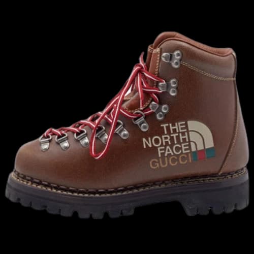Gucci Ankle Boot x The North Face 'Brown' (Women's)