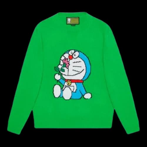Gucci x Doraemon Wool Crewneck Sweater 'Green' (Women's)