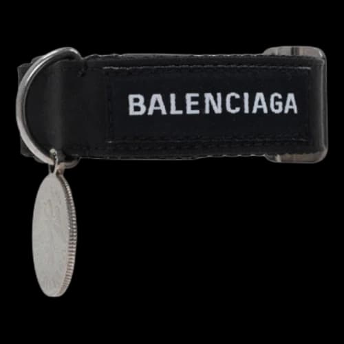 Balenciaga Logo Coin Braecelet 'Black'