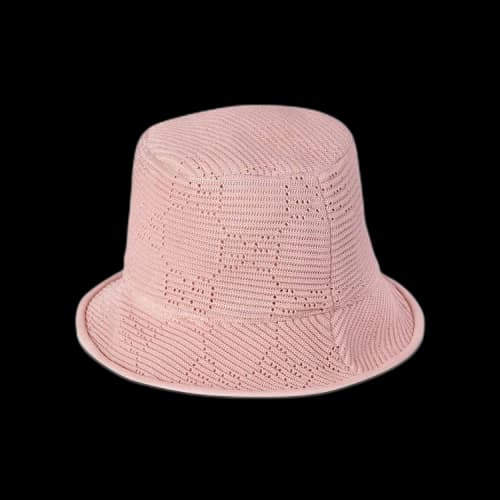 Gucci GG Cable Knit Fedora 'Pink'